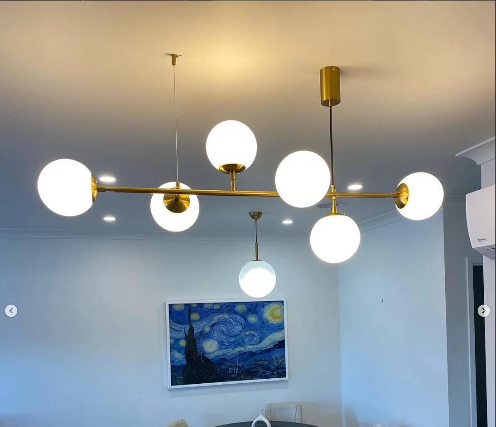 kitchen lighting installation