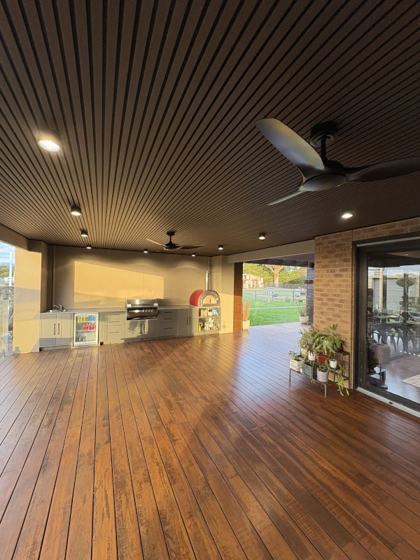 outdoor area electrical installation